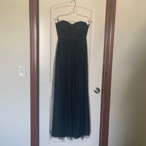 Jenny Yoo Black Tulle Bridesmaid Dress